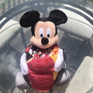NFL Disney Mickey Mouse Character & Throw blanket Set Kansas City Chiefs 2021 - Picture 1 of 7