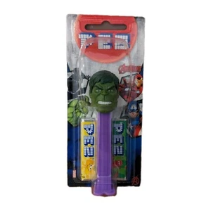 Avengers PEZ Spender (2023): UNGLAUBLICHER HULK + 2 Süßigkeitenpackungen - Bild 1 von 2
