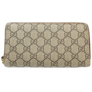 GUCCI Geldbörse Zip Around 410102 GG Supreme Canvas Beige /181304 - Bild 1 von 9