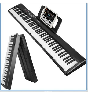 88 Keys Piano Keyboard Electronic Piano Full Size Semi Weighted Digital Piano - Picture 1 of 1