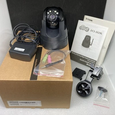 Used D-Link Pan & Tilt Wi-Fi Camera DCS-5029L, Black, with mounting kit (unused) - Image 1 of 4