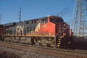 Original Slide- CN ES44AC 2947 At Gary, IN. 11/23 - Picture 1 of 1
