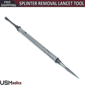 Lancet Tool For Splinter Removal Veterinary Surgical Instruments Extractors New - Picture 1 of 5
