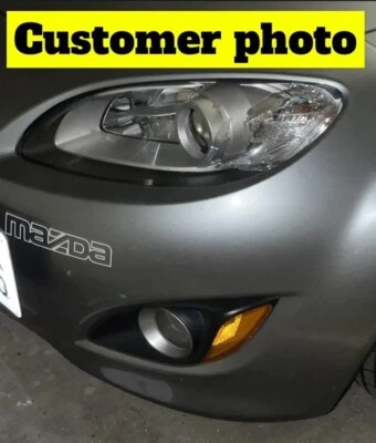 Mazda Miata MX-5 NA Front Bumper Mazda Outline Decal 7” Sticker Weatherproof - Image 1 of 4