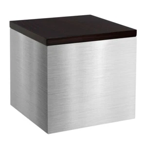 Silver Box For Ashes - Exclusive stainless steel urn for Adult ashes - Picture 1 of 11
