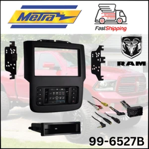 METRA 99-6527B / S-DIN or D-DIN CAR RADIO DASH KIT FOR RAM TRUCKS 2013-2017 - Picture 1 of 4
