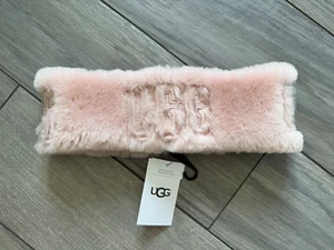 UGG DAMEN FREIGELEGTES SCHAFFELL-STIRNBAND, APFELBLÜTE, NEU MIT ETIKETT $ 152 - Bild 1 von 2