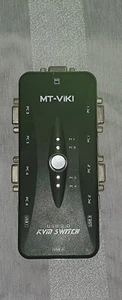 Interruptor KVM 4 Puertos Monitor Teclado Ratón Impresora Compartir 4 PC (USB) - Imagen 1 de 8