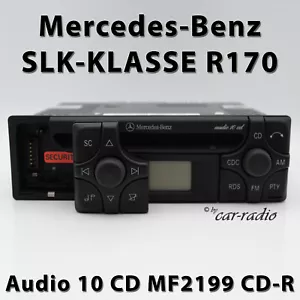 Genuine Mercedes R170 Radio Audio 10 CD MF2199 CD-R Car Stereo W170 SLK Class - Picture 1 of 11