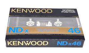 KENWOOD ND-X 46  Blank Audio Cassette Tape (Sealed)  New! - Picture 1 of 5