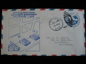 USA Cover - 1930 Official Dedication Lunken Airport - Picture 1 of 2
