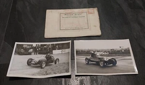 Vintage 1950s Racing Car Photographs Black & White Motor Sport - Picture 1 of 10