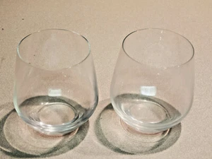 Set of Two (2) Lenox Crystal Umbria Stemless Cocktail Glasses - Picture 1 of 7