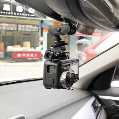 Rearview Mirror Camera Mount For Gopro Hero 10 9 8 7 6 5 4 3 Car Accessories • 10.50£