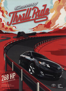 2014 Toyota Camry: Thrill Ride Vintage Print Ad
