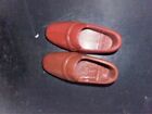Vintage 1960'S Barbie Ken Brown Squishy Dress Shoes Loafers Hong Kong Rubber