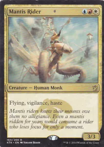 Mantis Rider Khans of Tarkir Magic The Gathering Magic The Gathering x1 - Imagen 1 de 2