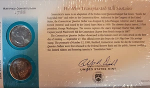 1788 Ratified Constitution - He Who Transplanted Still sustains US Mint 1999 - Picture 1 of 3