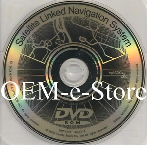 2000 2001 2002 2003 Honda Odyssey EX EXL Navigation Black DVD U.S MAP Ver 2.11A - Picture 1 of 2
