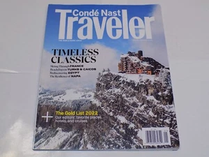 Conde Nast Traveler Magazine January February 2022 Skiing France Egypt Napa Gold - Picture 1 of 1