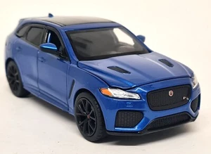 Tayumo 1/32 Jaguar F-Pace Metallic Blue LHD Lights Sound Diecast model car - Picture 1 of 5
