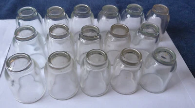 alte Schnapsgläser 16 Stück DDR schwere Qualität unkaputtbar dickwandig  RARITÄT - Bild 1 von 4