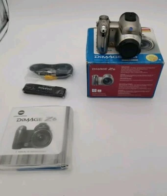 Konica Minolta DiMAGE Z6 6.0MP Digital Camera Tested Works! Read Description - Image 1 of 4