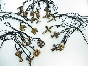 lot of 20 pc pendant hippie gothic necklaces wholesale jewelry lot - Picture 1 of 8