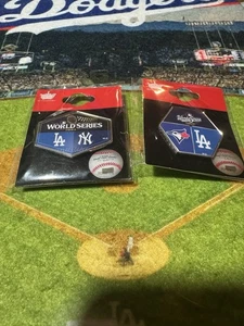 2024 2025 Dodgers World Series Dueling Pin Lot (2) Dodger Stadium Exclusive - Picture 1 of 1