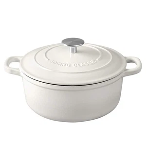 Cast Iron Dutch Oven With Lid Round Pot Enameled Covered for Bread Baking, 7 ... - Picture 1 of 6