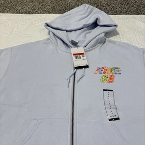 Nike SB Fleece Front-Zip Skate Hoodie Erwachsene Unisex Large HJ2898-085 KLEINER RISS - Bild 1 von 9