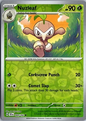 Nuzleaf - SV05: Temporal Forces #004/162 Reverse Holo Common - Image 1 of 2