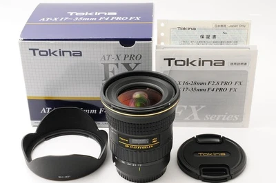 [Top COMO NUEVO con caja] Tokina AT-X 17-35mm f/4 PRO FX EOS + Capucha de JAPÓN - Imagen 1 de 4