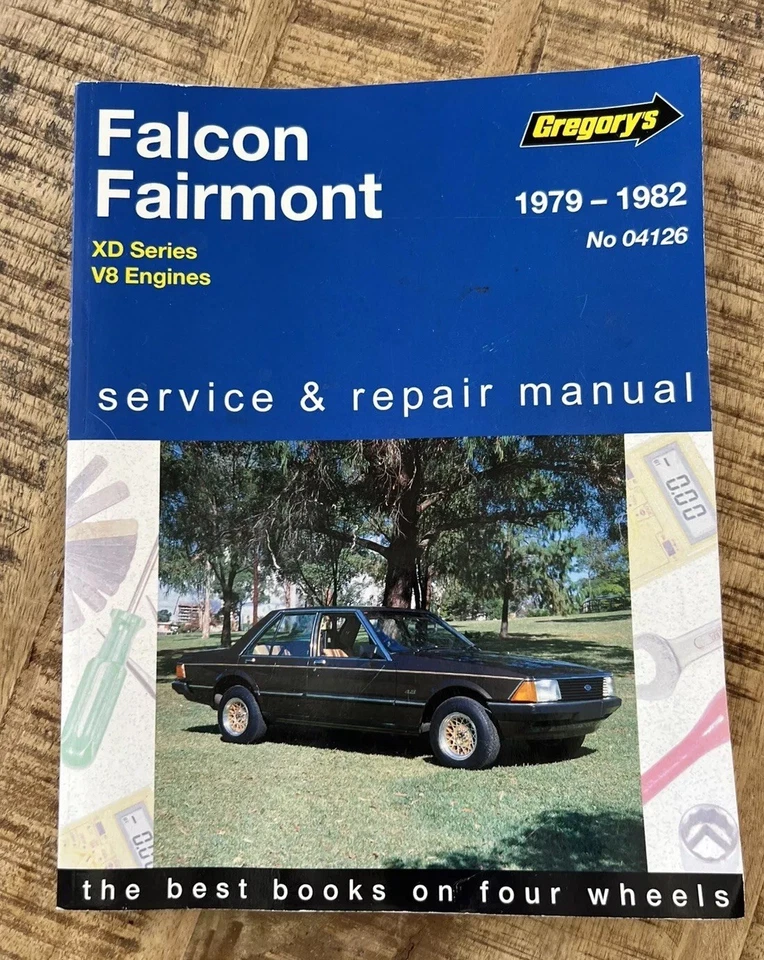 Ford XD V8 79-82 Gregorys Service & Repair Manual EC! Falcon Fairmont Ghia ESP - image 1 of 4