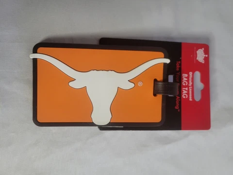 TEXAS UNIVERSITY LONGHORNS BAG TAG - NWT Cover