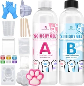 Liquid Silicone for Taba Squishy Kit - 500g Super Soft Silicone Rubber, Fast - Picture 1 of 8