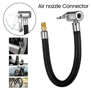 10cm Car AirTyre Chuck Inflator Pump Extension Hose Adapter Pipes US - Picture 1 of 12