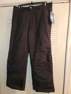 New White Sierra Men's Black Toboggan Insulated Ski Pants 30" L - Image 1 of 4