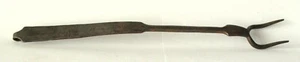 Antique Pennsylvania Wrought Iron Decorated Fork Hearth Cooking Utensil - Picture 1 of 5