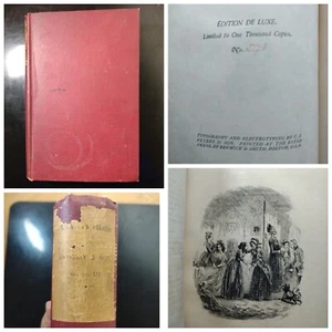 DOMBEY UND SOHN. Charles Dickens. Band III. 1890. #573. Guter+ Zustand. HC - Bild 1 von 15