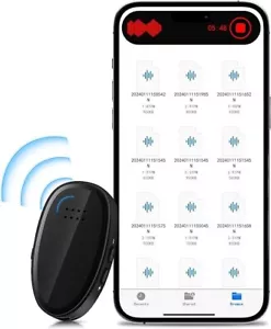 Voice Recorder w/Playback, 64GB Digital Voice Activated work iPhone & Android - Picture 1 of 7