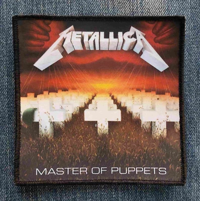 Metallica Master Of Puppets Sublimated Printed Patch | Heavy Metal Band Logo - Image 1 of 2