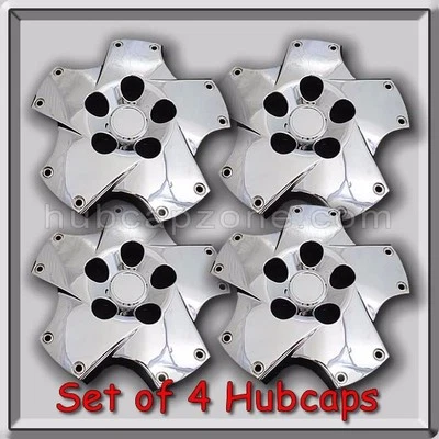 Fits Chrome 2002-2010 Lexus SC430 Wheel Center Caps SC-430 Hubcaps Free Ship. - Image 1 of 2