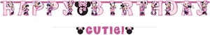 Minnie Mouse Forever Disney Clubhouse Birthday Party Decoration Letter Banner - Picture 1 of 1