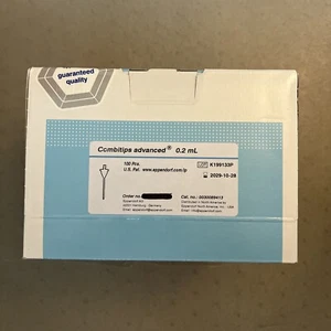 Eppendorf Combitips Advanced 0.2mL Pipette Tips 0030089413 (100 Pcs/pk) - Picture 1 of 4