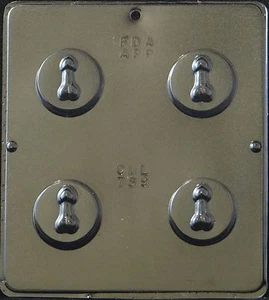 Penis on Oreo Cookie Sandwich Chocolate Candy Mold 789 NEW - Picture 1 of 1
