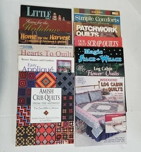 Quiltbücher Muster - Lot 12 gemischte Patchwork Applikationen und mehr - Bild 1 von 24