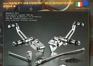 Billet Argent Forward Control Commandes Avancees Harley Davidson Sportster 04-13 - Picture 1 of 3