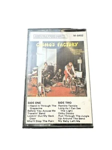 Creedence Clearwater Revival Cosmo's Factory Ampex Snap Case Cassette Tape Vtg - Foto 1 di 2