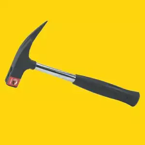 Latthammer Dachdeckerhammer Zimmermannshammer 600g geraut mit Magnet - Bild 1 von 3